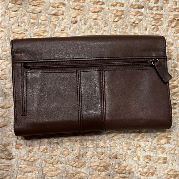 Nine West Dark Brown Leather Wallet - Picture 7 of 8